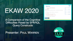 D1S2-A Comparison of the Cognitive Difficulties Posed by SPARQL Query Constructs-Paul Warren