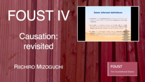 FOUST IV - Riichiro Mizoguchi - Causation: revisited