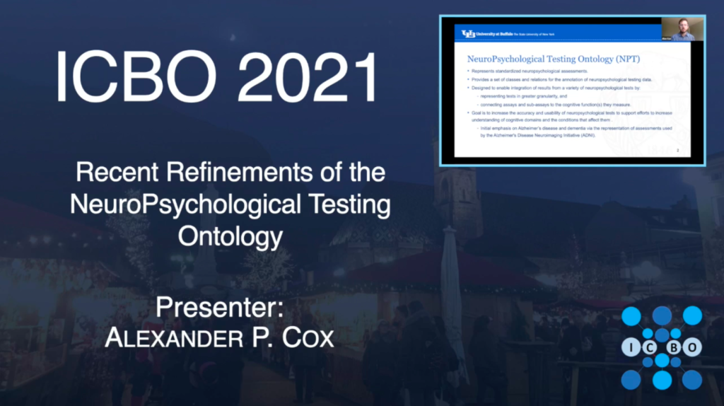 Recent Refinements of the NeuroPsychological Testing Ontology – Alexander P. Cox