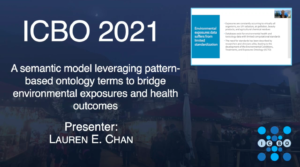 A semantic model leveraging pattern-based ontology terms to bridge environmental exposures and health outcomes - Lauren E. Chan