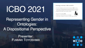 Representing Gender in Ontologies: A Dispositional Perspective - Fumiaki Toyoshima