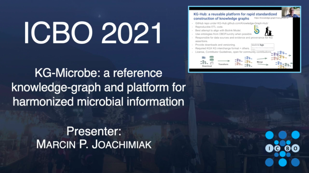 KG-Microbe: a reference knowledge-graph and platform for harmonized microbial information - Marcin P. Joachimiak