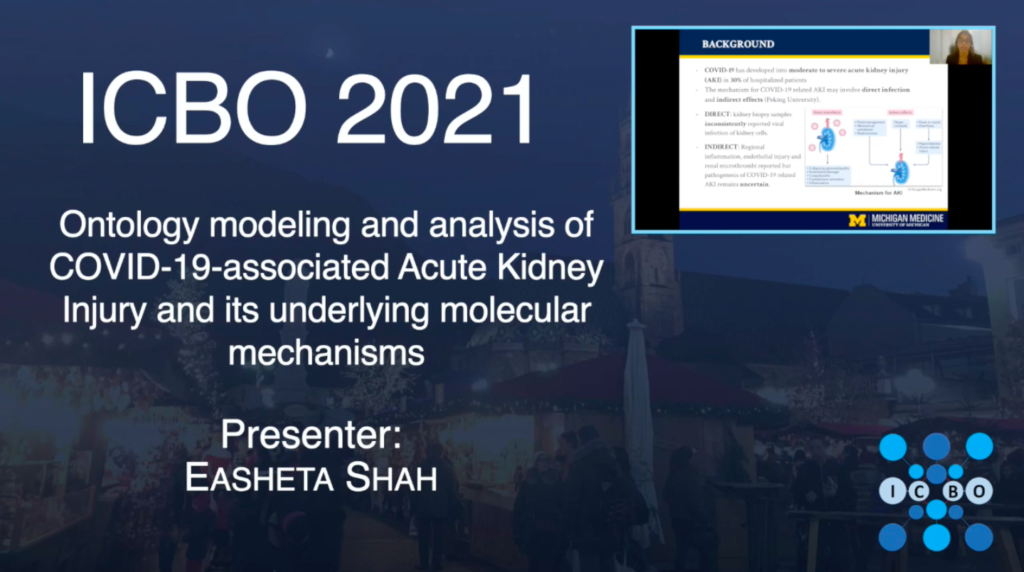 Ontology modeling and analysis of COVID-19-associated Acute Kidney Injury and its underlying molecular mechanisms – Easheta Shah