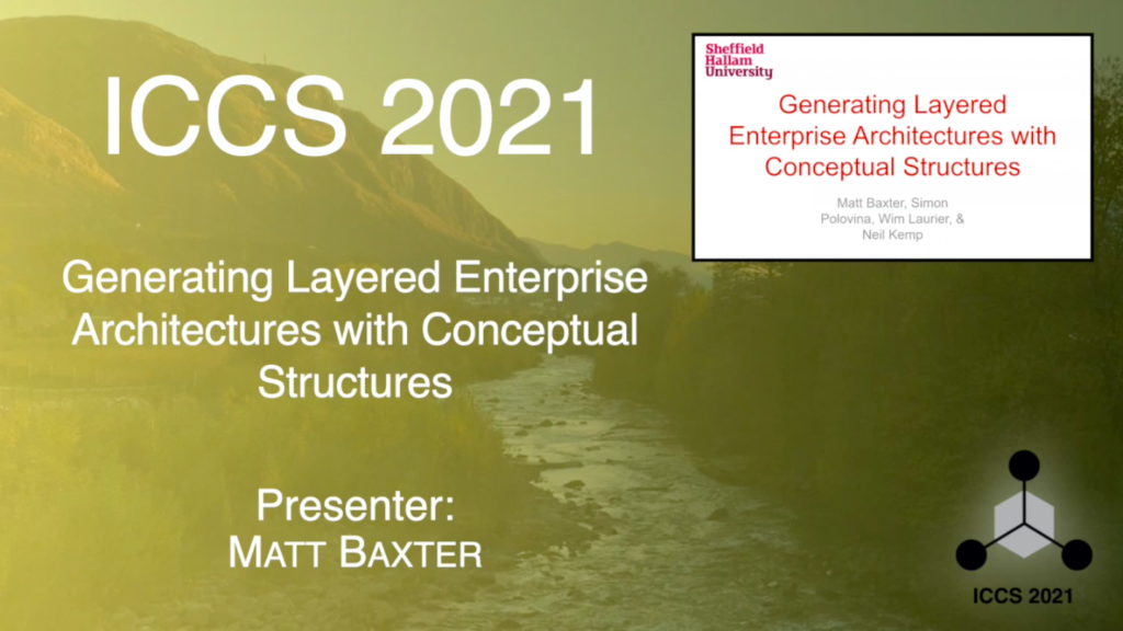 Generating Layered Enterprise Architectures with Conceptual Structures – Matt Baxter