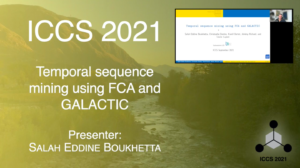 Temporal sequence mining using FCA and GALACTIC - Salah Eddine Boukhetta