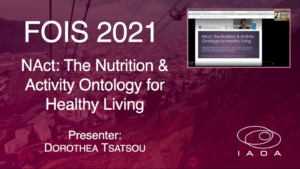 NAct: The Nutrition & Activity Ontology for Healthy Living - Dorothea Tsatsou