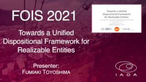 Towards a Unified Dispositional Framework for Realizable Entities - Fumiaki Toyoshima