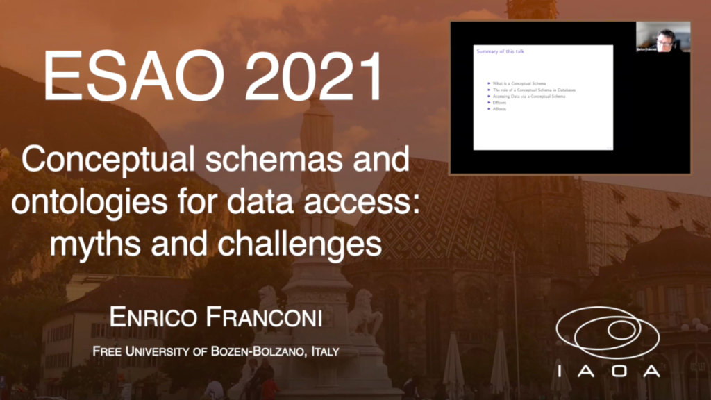 Conceptual schemas and ontologies for data access: myths and challenges - Enrico Franconi