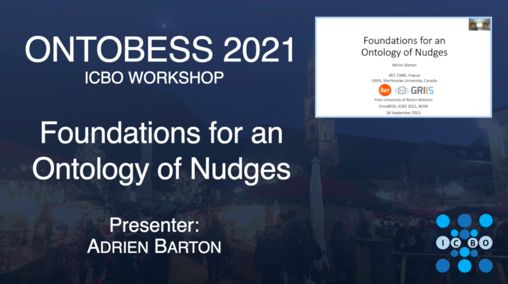 Foundations for an Ontology of Nudges - Adrien Barton